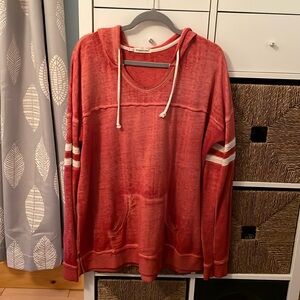 Gently used Maurice’s 1X coral pink hoodie